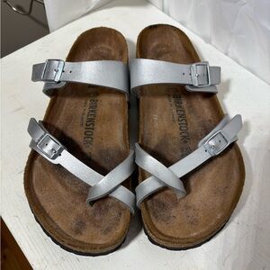 BIRKENSTOCK MAYARI Women’s Sandal in Silver Size 41/ US 10
